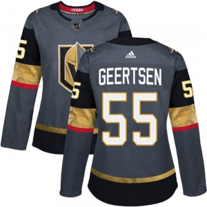 Adidas Mason Geertsen Vegas Golden Knights Women's Authentic Gray Home Jersey - Gold