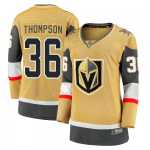 Fanatics Branded Logan Thompson Vegas Golden Knights Women's Premier Breakaway 2020/21 Alternate Jersey - Gold