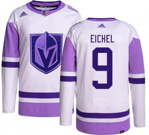 Adidas Jack Eichel Vegas Golden Knights Men's Authentic Hockey Fights Cancer Jersey - Gold