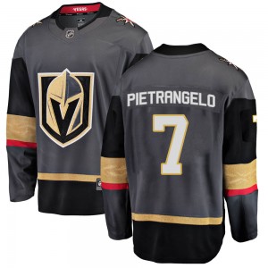 Fanatics Branded Alex Pietrangelo Vegas Golden Knights Men's Breakaway Black Home Jersey - Gold