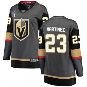 Fanatics Branded Alec Martinez Vegas Golden Knights Women's Breakaway Black Home 2023 Stanley Cup Final Jersey - Gold