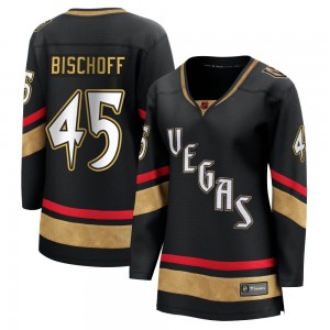 Fanatics Branded Jake Bischoff Vegas Golden Knights Women's Breakaway Black Special Edition 2.0 Jersey - Gold