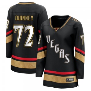 Fanatics Branded Gage Quinney Vegas Golden Knights Women's Breakaway Black Special Edition 2.0 Jersey - Gold