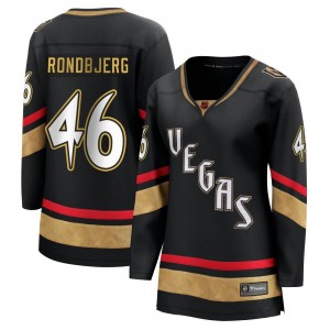 Fanatics Branded Jonas Rondbjerg Vegas Golden Knights Women's Breakaway Black Special Edition 2.0 Jersey - Gold