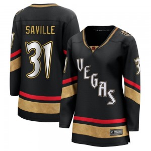 Fanatics Branded Isaiah Saville Vegas Golden Knights Women's Breakaway Black Special Edition 2.0 Jersey - Gold