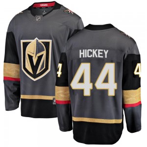 Fanatics Branded Brandon Hickey Vegas Golden Knights Youth Breakaway Black Home Jersey - Gold