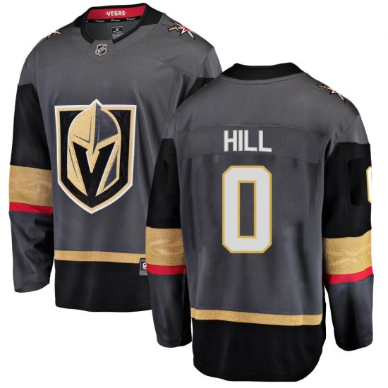 Fanatics Branded Adin Hill Vegas Golden Knights Youth Breakaway Black Home Jersey - Gold