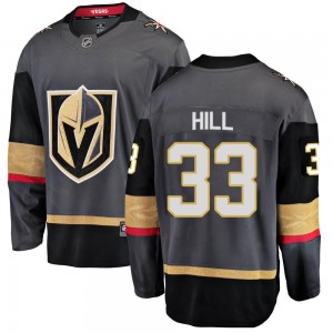Fanatics Branded Adin Hill Vegas Golden Knights Youth Breakaway Black Home Jersey - Gold