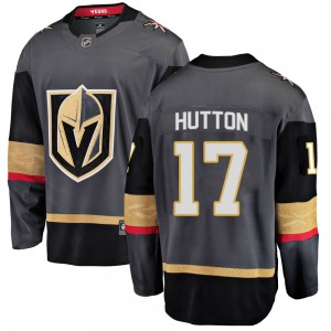 Fanatics Branded Ben Hutton Vegas Golden Knights Youth Breakaway Black Home Jersey - Gold