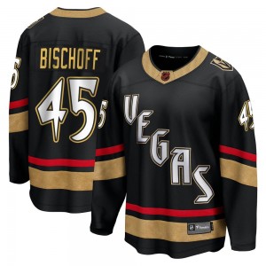 Fanatics Branded Jake Bischoff Vegas Golden Knights Men's Breakaway Black Special Edition 2.0 Jersey - Gold