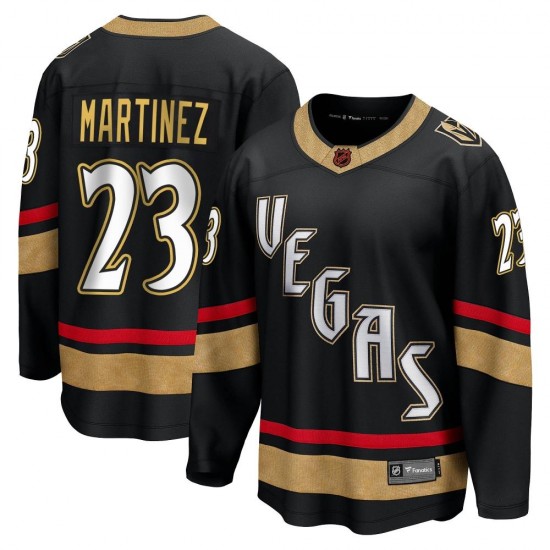 Fanatics Branded Alec Martinez Vegas Golden Knights Men's Breakaway Black Special Edition 2.0 Jersey - Gold